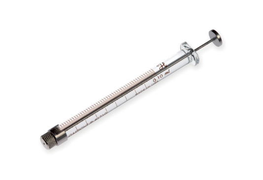 100 µl 注射針筒(不含針) 100 µl 注射針筒(不含針)