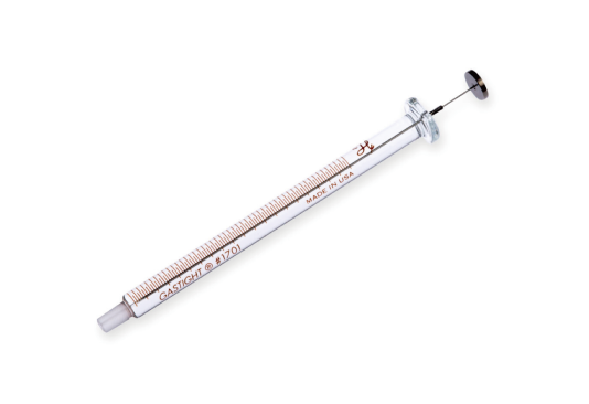 10 µl 注射針筒(不含針) 10 µl 注射針筒(不含針)